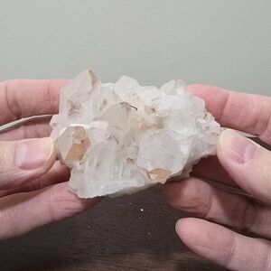Red Hematoid Quartz Crystal Cluster